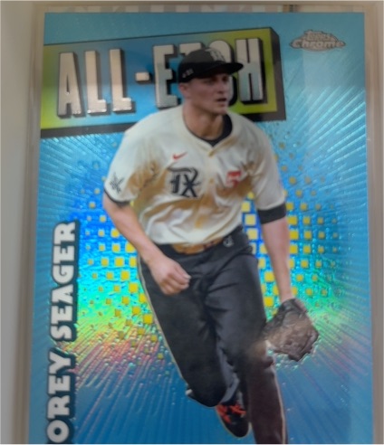 2025 Topps Chrome All-Etch #CAE-13 Corey Seager — front