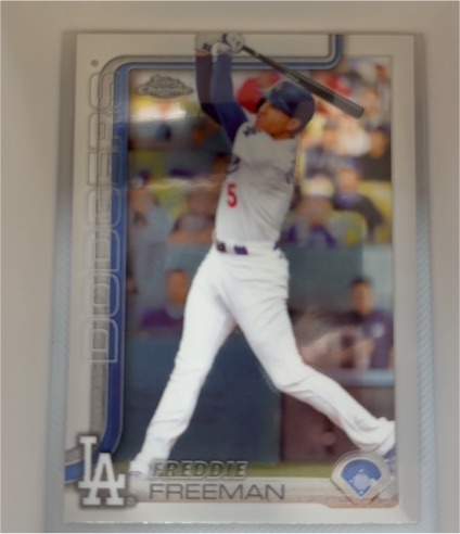 2025 Topps Chrome #23 Freddie Freeman — front