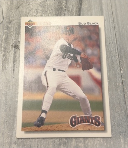 1992 Upper Deck #697 Bud Black — front