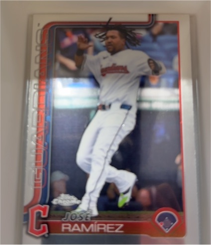 2025 Topps Series 1 #77 Jose Ramirez — front