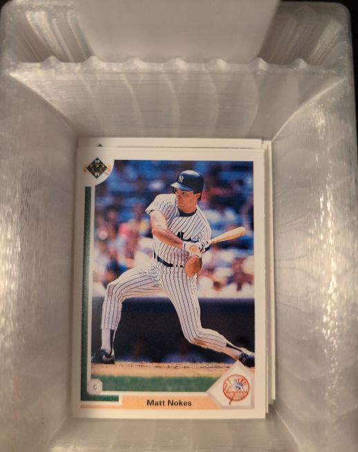 1991 Upper Deck #673 Matt Nokes — front