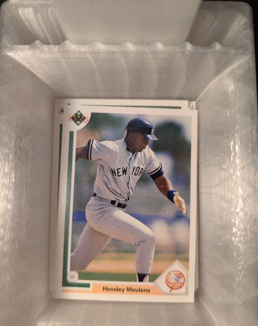 1991 Upper Deck #352 Hensley Meulens — front