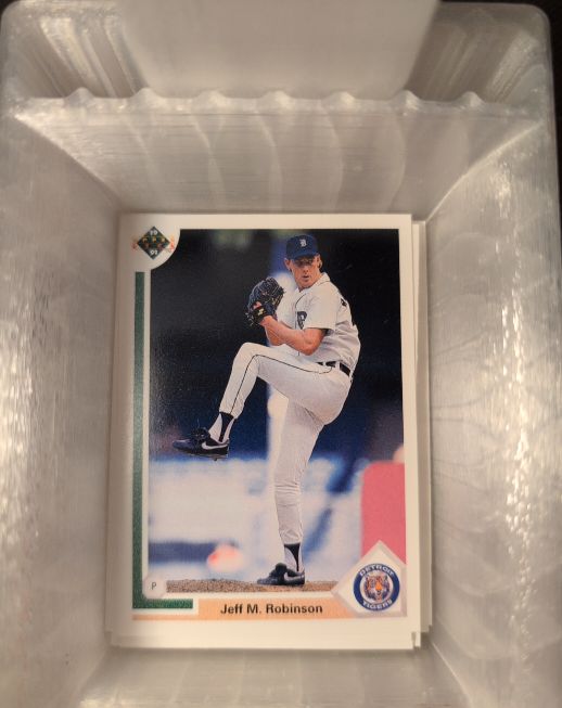 1991 Upper Deck #676 Jeff M. Robinson — front