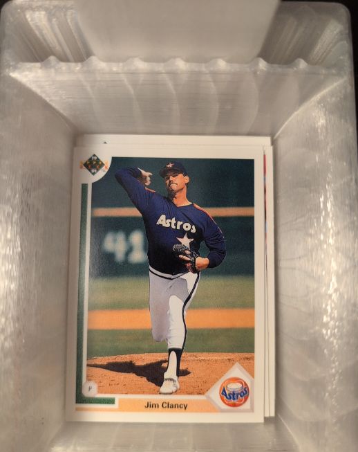 1991 Upper Deck #755 Jim Clancy — front