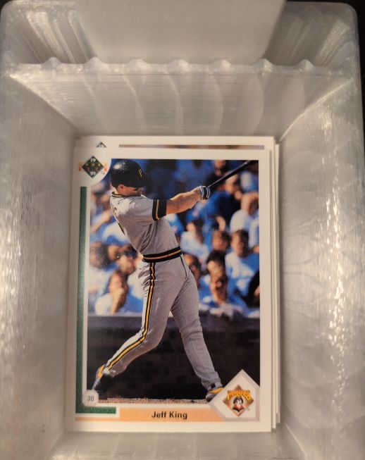 1991 Upper Deck #687 Jeff King — front