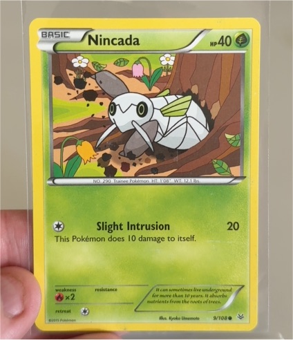 2015 Pokémon XY Roaring Skies #9 Nincada — front