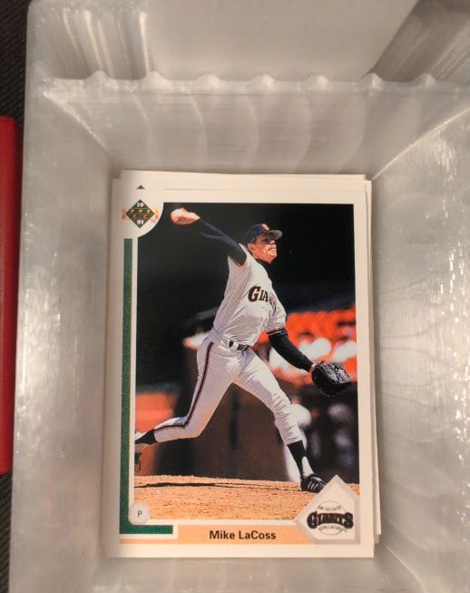 1991 Upper Deck #347 Mike LaCoss — front
