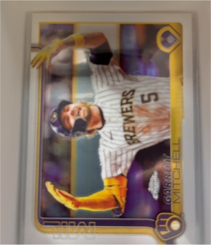 2025 Topps Chrome #28 Garrett Mitchell — front