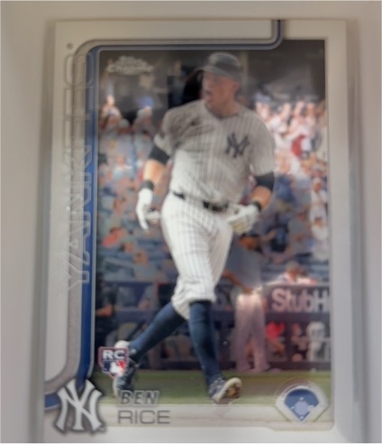 2025 Topps Chrome #139 Ben Rice — front