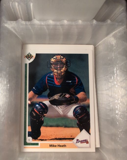 1991 Upper Deck #701 Mike Heath — front