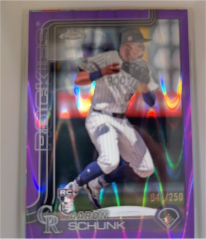 2025 Topps Chrome #238 Aaron Schunk — front