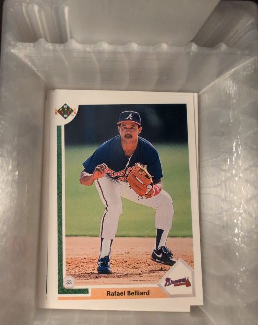 1991 Upper Deck #706 Rafael Belliard — front