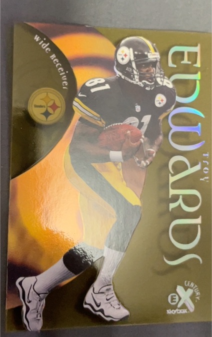 1999 SkyBox E-X Century #67 Troy Edwards — front