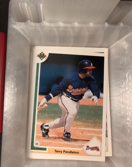 1991 Upper Deck #708 Terry Pendleton — front