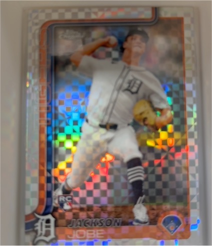 2025 Topps Chrome #249 Jackson Jobe — front
