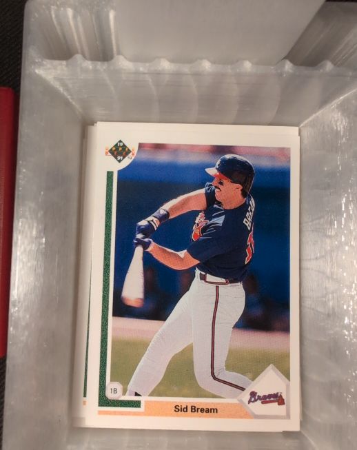 1991 Upper Deck #498 Sid Bream — front