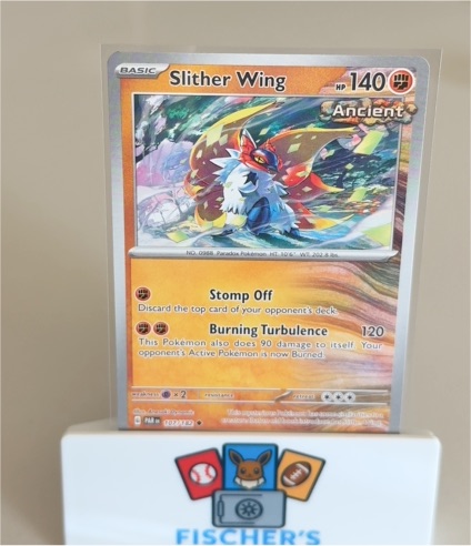 2023 Pokémon Paradox Rift #107 Slither Wing — front