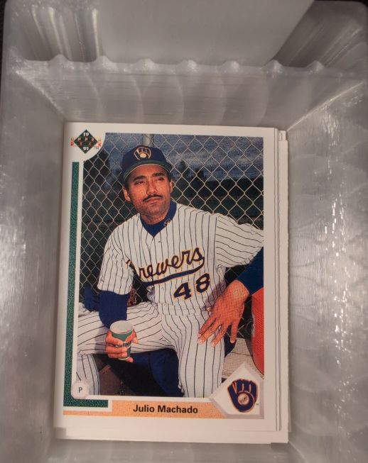 1991 Upper Deck #716 Julio Machado — front