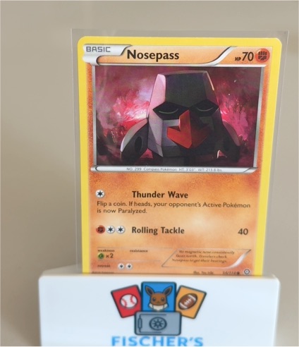 2016 Pokémon XY Steam Siege #54 Nosepass — front