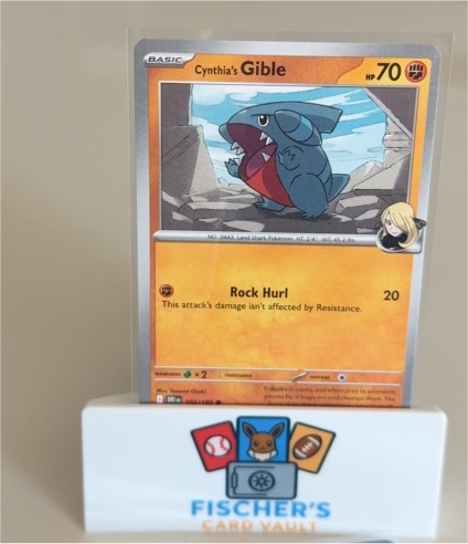2025 Pokémon #102 Cynthia's Gible — front