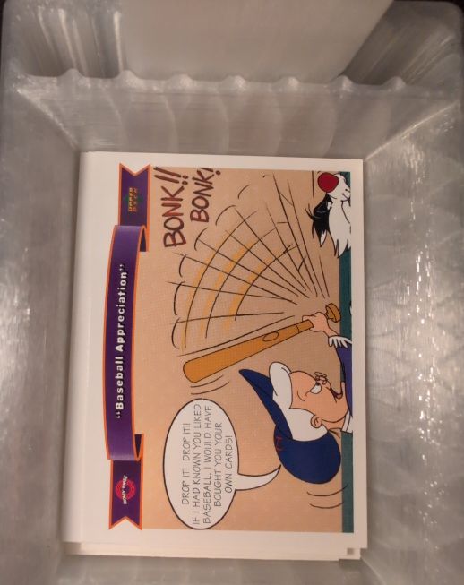1991 Upper Deck Comic Ball 2 #169 Baseball Appreciation Granny & Sylvester The Cat — front