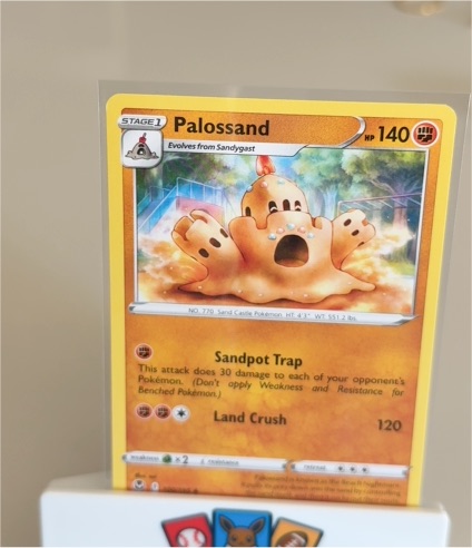 2022 Pokemon Sword & Shield Silver Tempest #100 Palossand — front