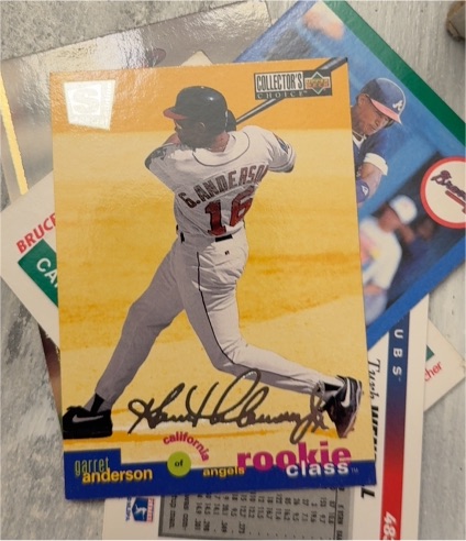 1995 Upper Deck Collector's Choice Special Edition #12 Garret Anderson — front