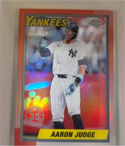2025 Topps Chrome 1990 Topps #90CB-11 Aaron Judge — front
