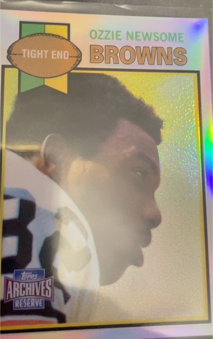 1979 Topps Archives Reserve Ozzie Newsome — front