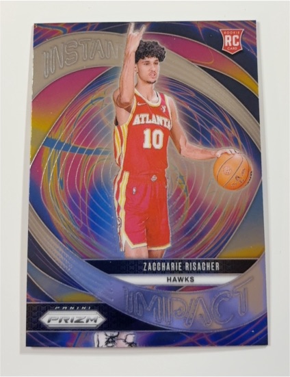 2024-25 Panini Prizm Instant Impact #21 Zaccharie Risacher — front