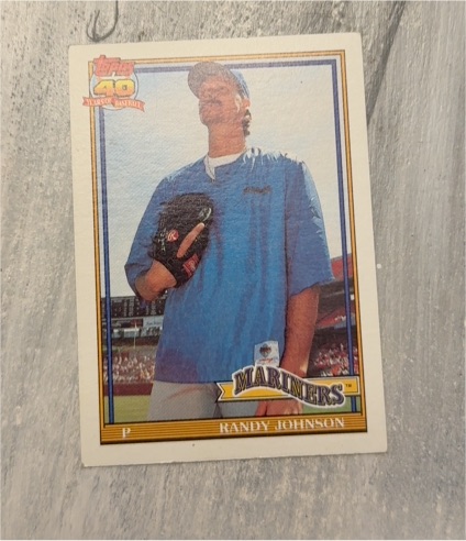 1991 Topps #225 Randy Johnson — front