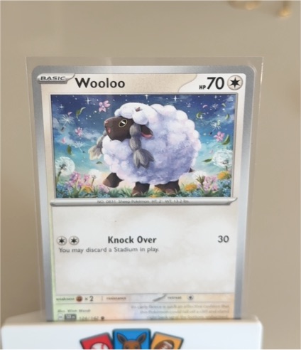2023 Pokémon SV07: Stellar Crown #124 Wooloo — front