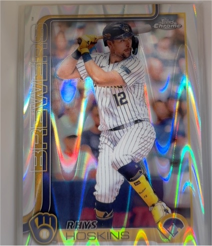 2025 Topps Chrome #98 Rhys Hoskins — front