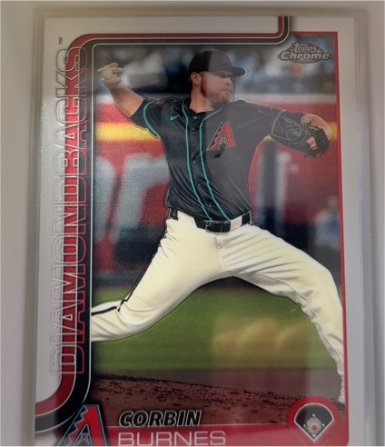 2025 Topps Chrome #17 Corbin Burnes — front
