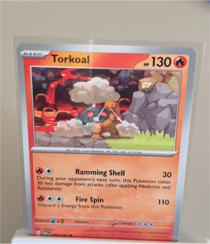 2023 Pokémon SV06 Twilight Masquerade #030 Torkoal — front
