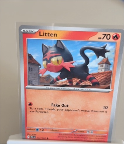 2024 Pokémon Scarlet & Violet Temporal Forces #032 Litten — front