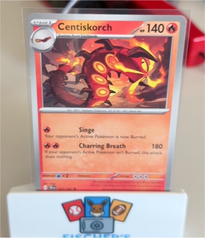 2024 Pokémon Scarlet & Violet Temporal Forces #037 Centiskorch — front