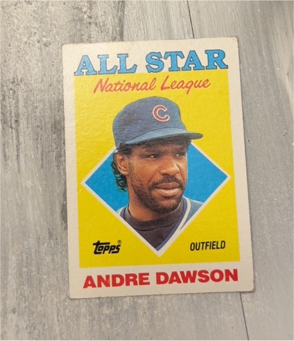 1988 Topps #401 Andre Dawson — front