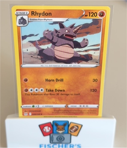 2022 Pokémon TCG Lost Origin #090 Rhydon — front
