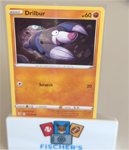 2021 Pokémon Fusion Strike #147 Drilbur — front