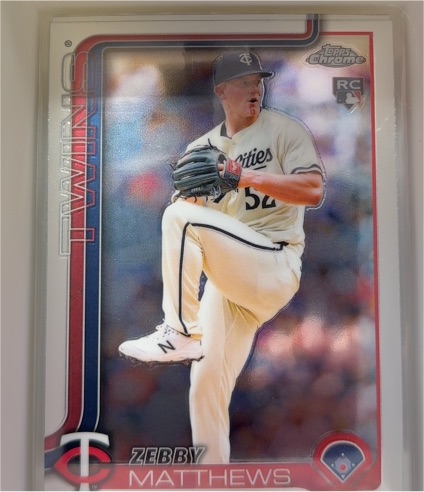 2025 Topps Chrome #277 Zebby Matthews — front