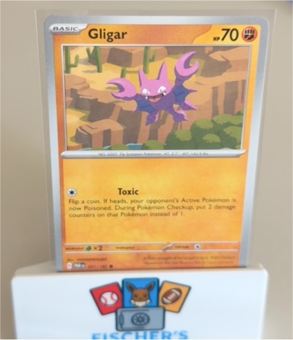 2023 Pokémon SV04: Paradox Rift #091 Gligar — front