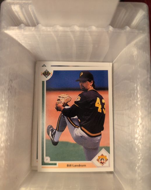 1990 Upper Deck #614 Bill Landrum — front