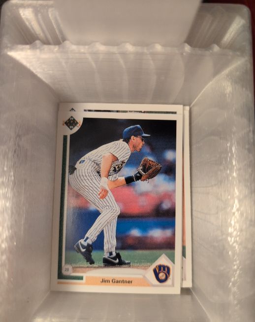 1991 Upper Deck #20 Jim Gantner — front