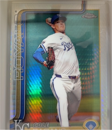 2025 Topps Chrome #151 Cole Ragans — front