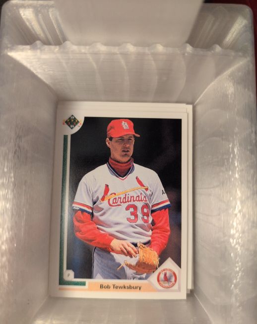 1991 Upper Deck #630 Bob Tewksbury — front