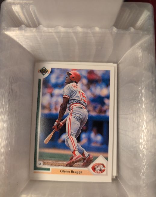 1991 Upper Deck #631 Glenn Braggs — front