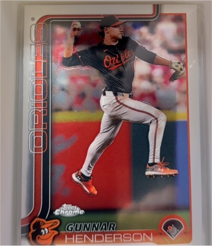 2025 Topps Chrome #213 Gunnar Henderson — front