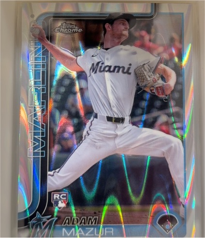 2025 Topps Chrome #157 Adam Mazur — front