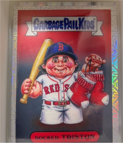 2024 Bowman Chrome Garbage Pail Kids #BGP-22 Triston Casas Socked Triston — front